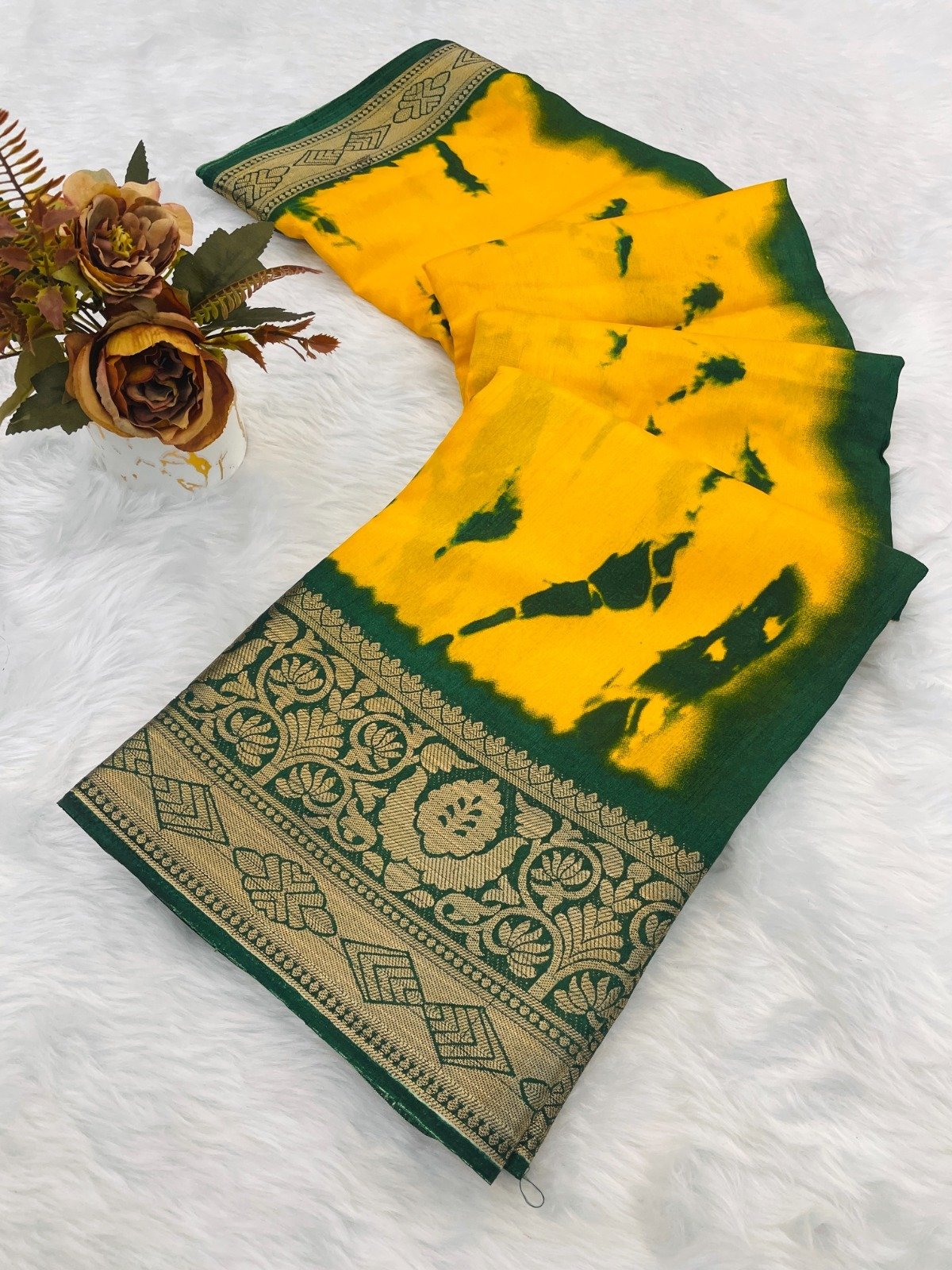 Designer Freehand Saree 12